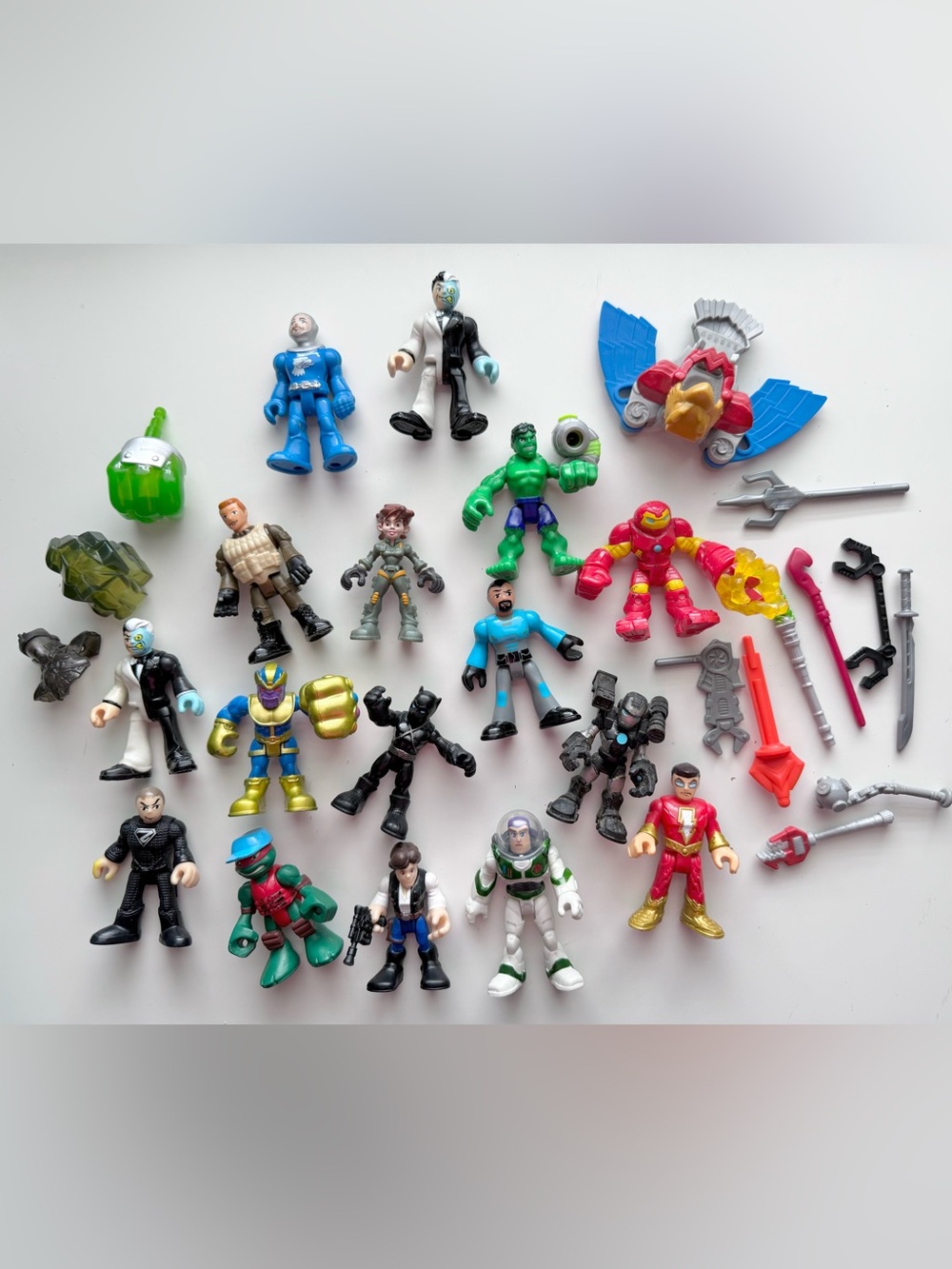 Mixed Kids Action Figure Toy Lot - Assorted Colors